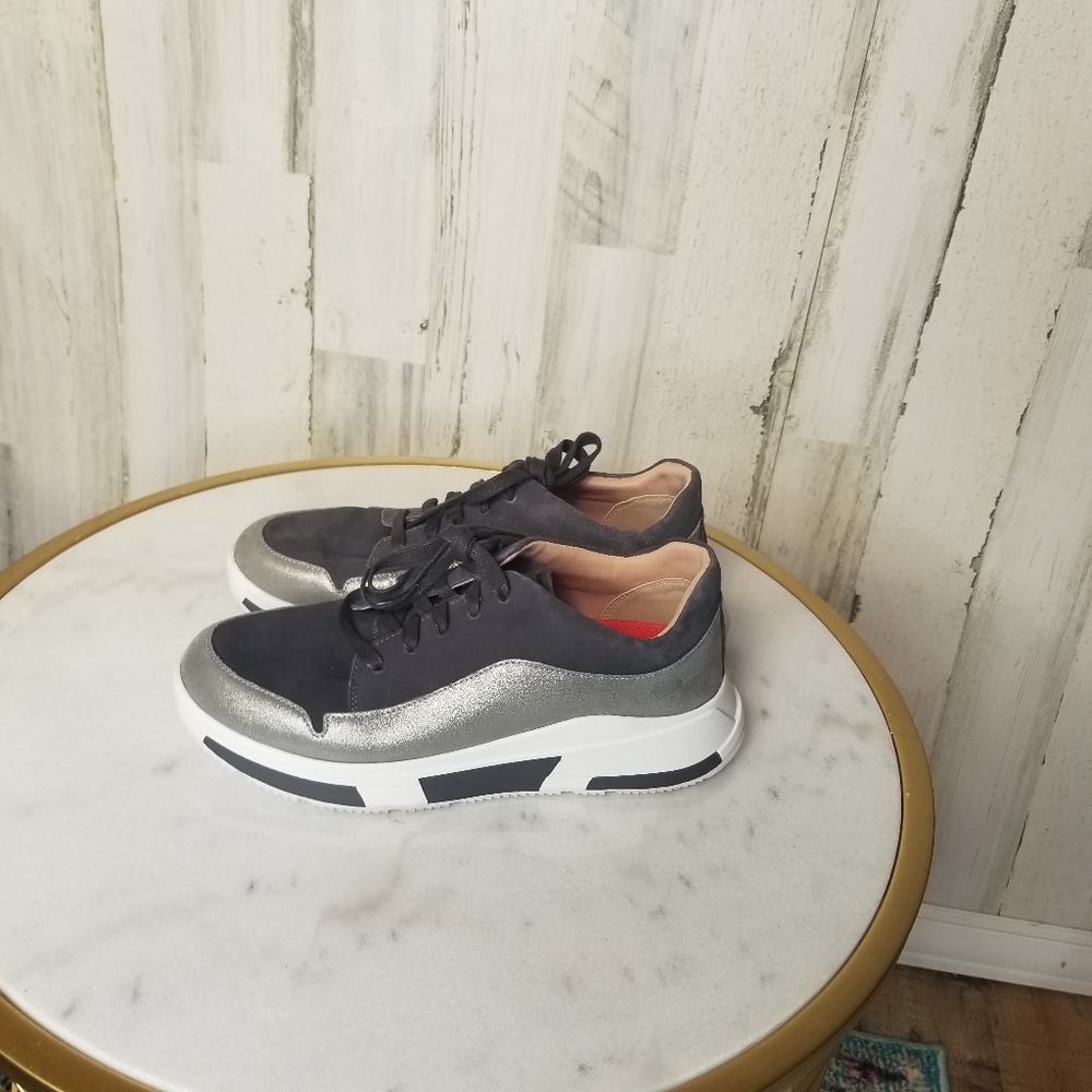 FitFlop Freya Suede & Leather Women’s Sneakers Size 5 New Floor Display - Picture 6 of 6